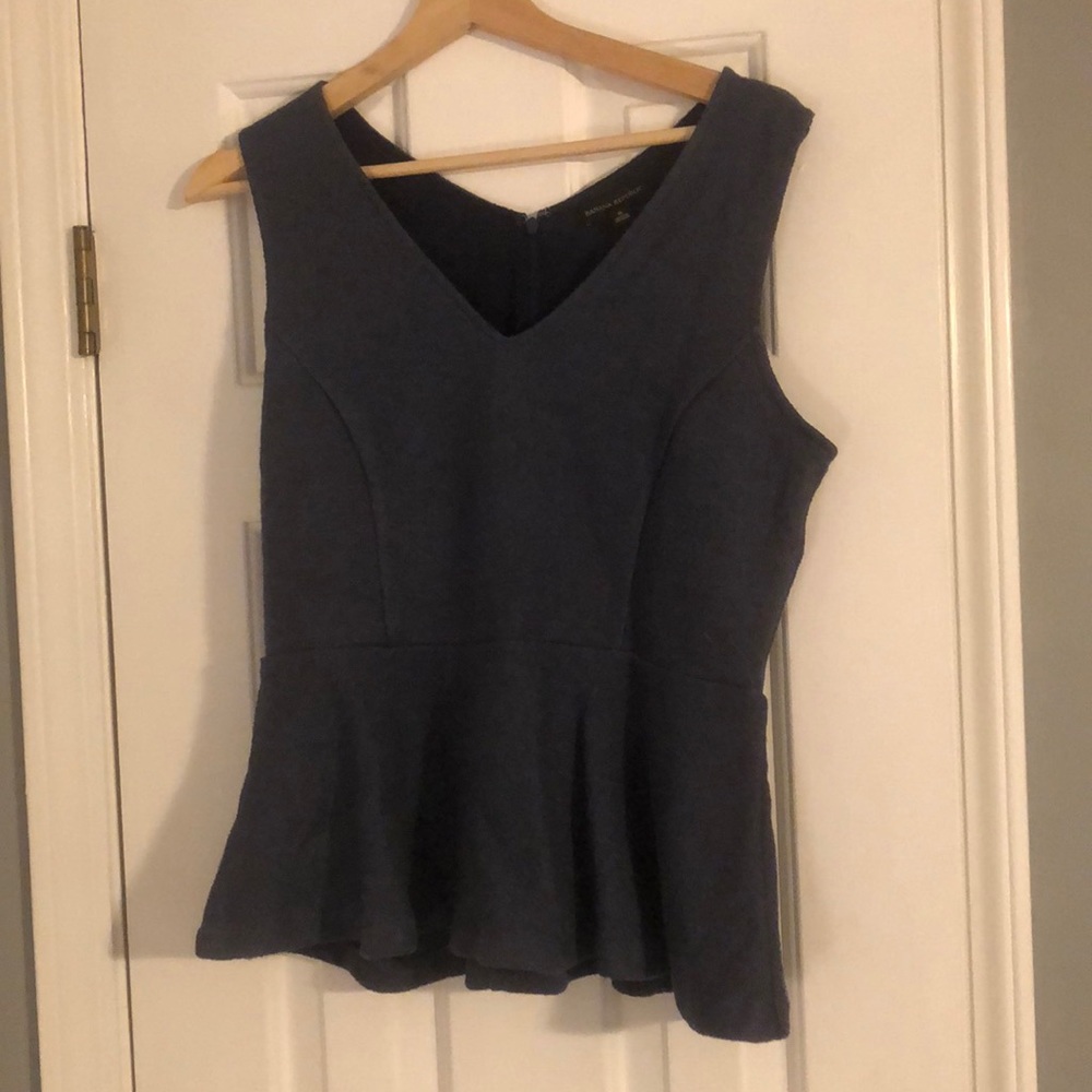 Banana republic wool peplum top